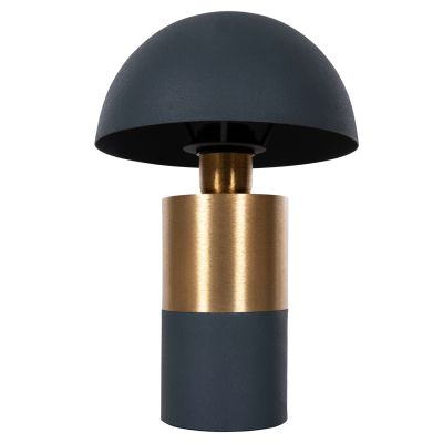 TABLE LAMP PUNE HM4245.05 METAL IN ANTHRACITE BLUE-GOLD Φ20,5x32,5Hcm.