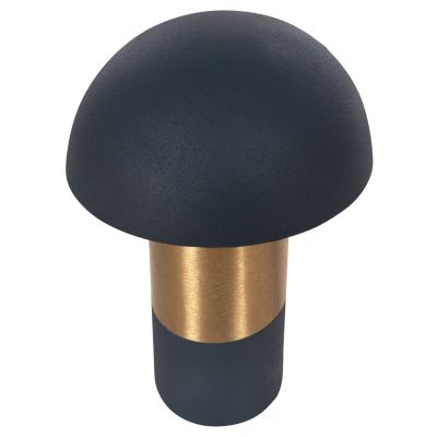 TABLE LAMP PUNE HM4245.05 METAL IN ANTHRACITE BLUE-GOLD Φ20,5x32,5Hcm.