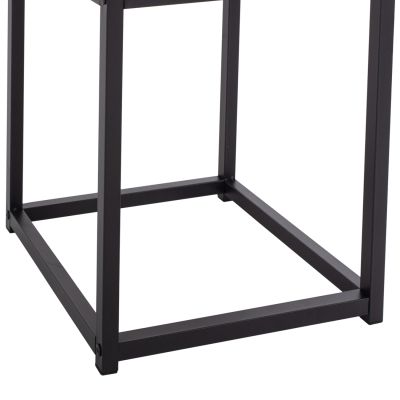 СТРАНИЧНИ МАСИ СИВО КОМПЛЕКТ 2БР MDF & МЕТАЛ 45Χ45Χ50Hcm.HM8762.13