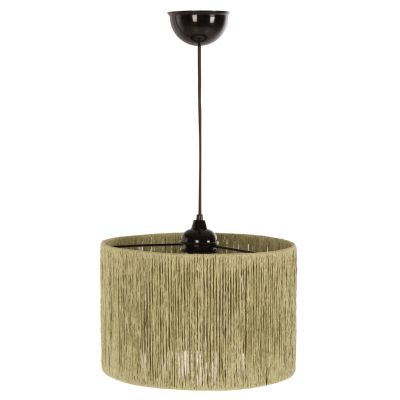 ПАНЕЛ ВЪТРЕШНА ЛАМПА HM7944.03 ШАМ ФЪСТЪСЪК ЦВЯТ ВЪЖЕТА В ЗЕЛЕНА ХАРТИЯ Φ30x67Hcm.