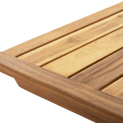 OUTDOOR LOUNGE SET 4PCS ROSSWELL HM6084.02 ACACIA WOOD-ROUND ROPE-BEIGE CUSHIONS