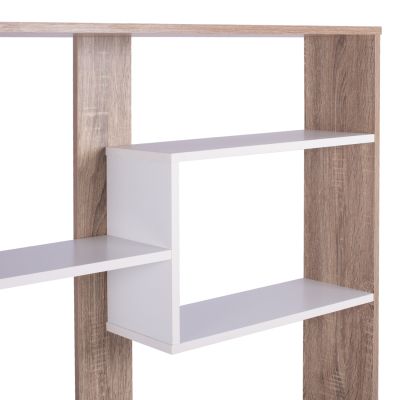 BOOKCASE MARCELINE HM8772.01 100Χ21Χ124,5 WHITE