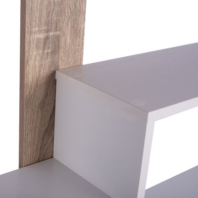 BOOKCASE MARCELINE HM8772.01 100Χ21Χ124,5 WHITE