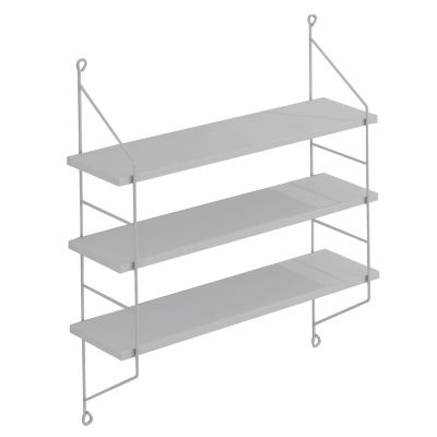 WALL SHELVES ACHALA HM9185.15 MELAMINE IN WHITE 60x15x68Hcm.