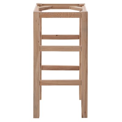 WOODEN STOOL WITHOUT BACK MADE OF BEECH TREE WOOD HM5583.02 35,5x35,5x78cm UNPAINTED