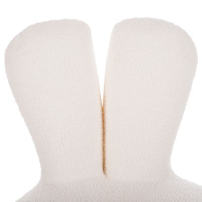 ТАБУРЕТКА С ВЪРТЯЩА СЕ ОБЛЕГАЛКА FRIVO HM9774.05 БЯЛ ТЕДИ ПЛАТ 51x51x61Hсм.