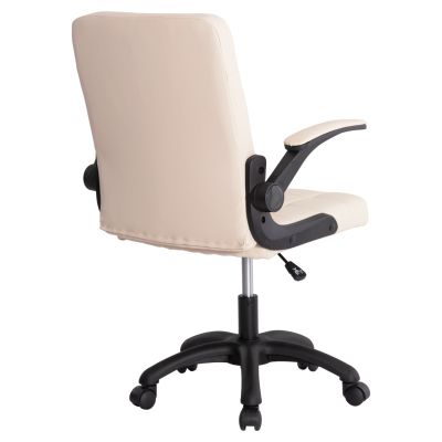 ОФИС СТОЛ PORTIMA HM1197.04 БЕЖОВ PVC-ЧЕРНА НАЙЛОНОВА РАМКА И ОСНОВА 69x53x98Hcm.