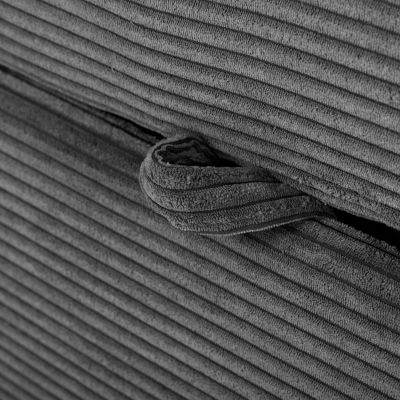 ЪГЛОВ (ЛЯВ) РАЗТЕГАТЕЛ С МЯСТО ЗА СЪХРАНЕНИЕ ALDO HM3276.02L ДАМАС АНТРАЦИТ 256x91-159x87Hcm.