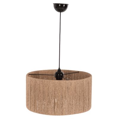 CEILING PENDANT LAMP INDOORS HM7945.02 NATURAL COLORED PAPER ROPE CAP Φ40x117Hcm.