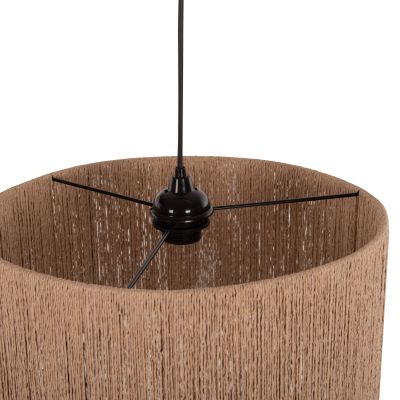 CEILING PENDANT LAMP INDOORS HM7945.02 NATURAL COLORED PAPER ROPE CAP Φ40x117Hcm.
