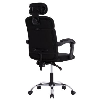 ОФИС СТОЛ CRONER HM1196.01 ЧЕРНА МРЕЖА-ЧЕРНА МЕТАЛНА ОСНОВА-НАЙЛОНОВА РАМКА 58x50x120Hcm.