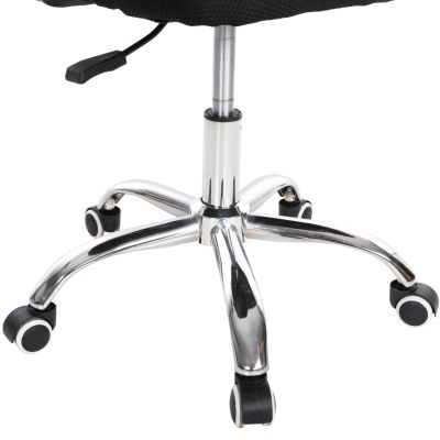 OFFICE CHAIR BRISTONE HM1058.31 CHROMED LEG-BLACK MESH 56x53x93Hcm.