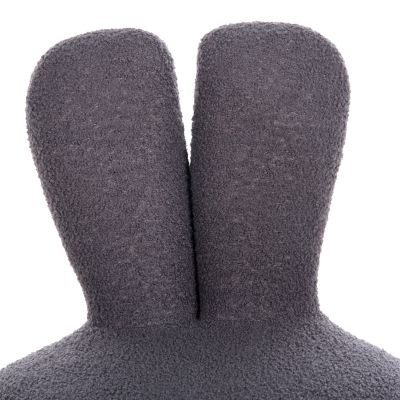 ТАБУРЕТКА С ВЪРТЯЩА СЕ ОБЛЕГАЛКА FRIVO HM9774.01 СИВ ПЛАТ ТЕДИ 51x51x61Hсм.