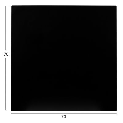 SQUARE HPL TABLETOP HM5838.21 BLACK 70x70cm.