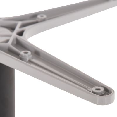 TABLE BASE ALUMINUM HM476.01 ROUND IN MATTE BLACK 48x48cm CROSS Φ45Χ72Hcm.