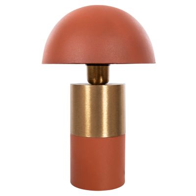 TABLE LAMP PUNE HM4245.08 METAL IN ORANGE-GOLD Φ20,5x32,5Hcm.