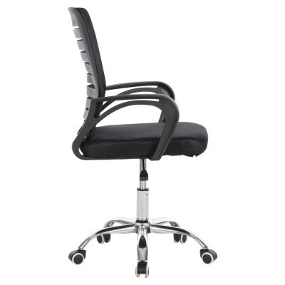 OFFICE CHAIR TRAIL HM1192 BLACK MESH-CHROMED METAL LEG 64x55x98,5Hcm.
