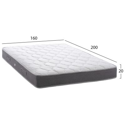 MATTRESS DREAMTOPIA, series LULLABY ALOE VERA, HM655.160, BONNELL, 160x200x20H