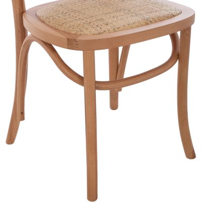 CHAIR SLOAN PROFESSIONAL BEECH WOOD PERFORATED BACKREST HM8915.21 NATURAL 45x48x88Hcm.