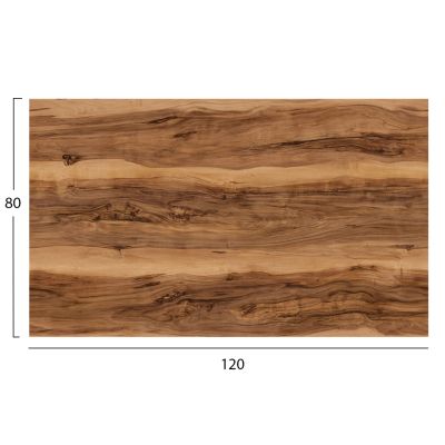 HPL TABLETOP HM5840.30 RECTANGULAR IN INDIAN SHEESHAM 120x80cm.