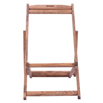 SEZLONG WITHOUT ARMS LIMNOS BEECH WOOD IN WALNUT SHADE HM5798.01