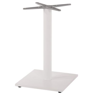 BASE FOR TABLE HM475.02 ALUMINUM MATTE WHITE-46x46cm CROSS- 46Χ46Χ72Hcm.