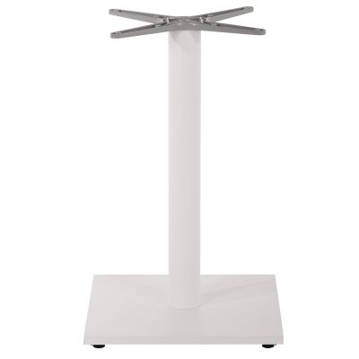 BASE FOR TABLE HM475.02 ALUMINUM MATTE WHITE-46x46cm CROSS- 46Χ46Χ72Hcm.