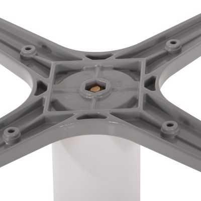 BASE FOR TABLE HM475.02 ALUMINUM MATTE WHITE-46x46cm CROSS- 46Χ46Χ72Hcm.