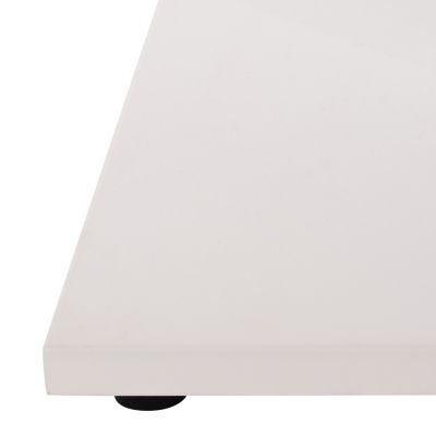 BASE FOR TABLE HM475.02 ALUMINUM MATTE WHITE-46x46cm CROSS- 46Χ46Χ72Hcm.