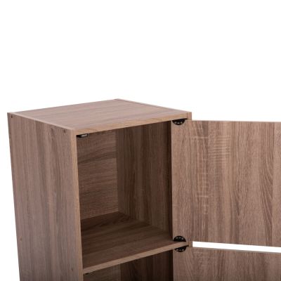 CABINET WITH 3 STORAGE SPACES SORIANO HM9939.11 SONAMA OAK MELAMINE 40x39x119Hcm.
