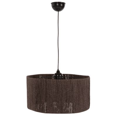 CEILING PENDANT LAMP INDOORS HM7945.01 BROWN PAPER ROPE CAP Φ40x117Hcm.