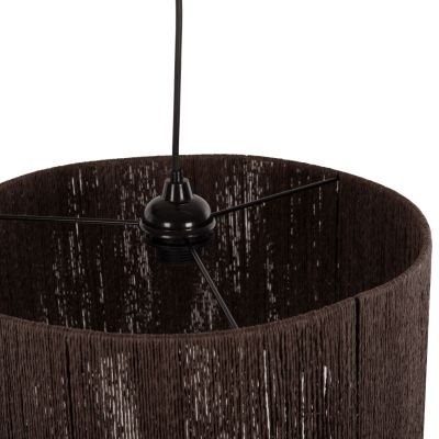 CEILING PENDANT LAMP INDOORS HM7945.01 BROWN PAPER ROPE CAP Φ40x117Hcm.