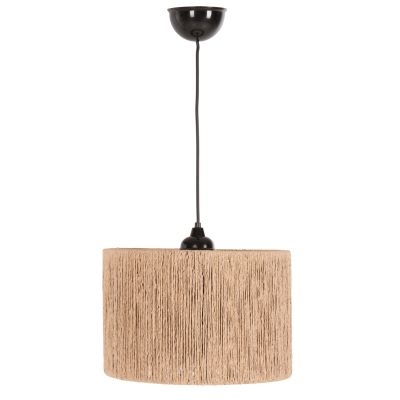 CEILING PENDANT LAMP INDOORS HM7944.02 NATURAL COLORED PAPER ROPE CAP Φ30x67Hcm.
