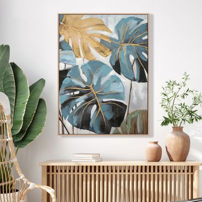 WALL PAINTING TROPICO HM4542 BEIGE PS FRAME-PRINTED CANVAS 62x4,5x82Hcm.