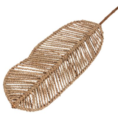 ДЕКОРАТИВНО ЛИСТО HM7823.01 ОТ БАМБУК И НАТУРАЛНА МОРСКА ТРЕВА 78Χ30x200Hcm.