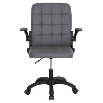 ОФИС СТОЛ PORTIMA HM1197.03 СИВА PVC-ЧЕРНА НАЙЛОНОВА РАМКА И ОСНОВА 69x53x98Hcm.