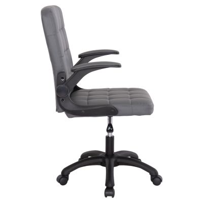 ОФИС СТОЛ PORTIMA HM1197.03 СИВА PVC-ЧЕРНА НАЙЛОНОВА РАМКА И ОСНОВА 69x53x98Hcm.