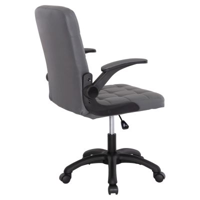 ОФИС СТОЛ PORTIMA HM1197.03 СИВА PVC-ЧЕРНА НАЙЛОНОВА РАМКА И ОСНОВА 69x53x98Hcm.