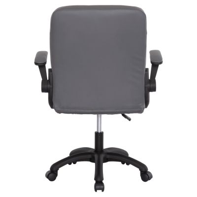 ОФИС СТОЛ PORTIMA HM1197.03 СИВА PVC-ЧЕРНА НАЙЛОНОВА РАМКА И ОСНОВА 69x53x98Hcm.
