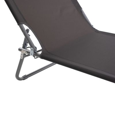 SUNBED HM5278.10 GREY METALLIC WITH GREY WATERPROOF FABRIC