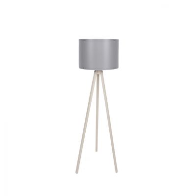 FLOOR LAMP IN ECRU AND GREY HM7272.16 Φ38x145cm