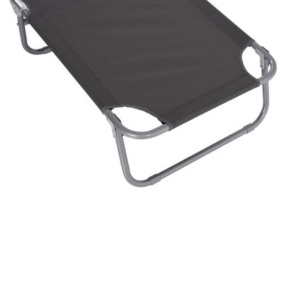 SUNBED HM5278.10 GREY METALLIC WITH GREY WATERPROOF FABRIC