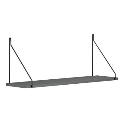 СТЕНЕН РАФТ AGILAN HM9183.20 МЕЛАМИН В ТЪМНО СИВО 72x20x27Hcm.