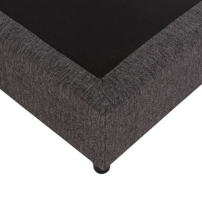 SUBSTRATE KING-SIZE BED SIGGY HM21218--GREY FABRIC--FOR MATTRESS 180x200cm.