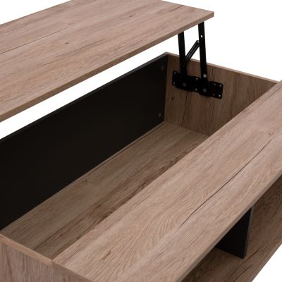 ХОЛНА МАСА MARGARIT ПОВДИГАЩА МЕЛАМИНОВА В ЦВЯТ ДЪБ-СИВ 100x58x39-53Ycm.HM8677.11