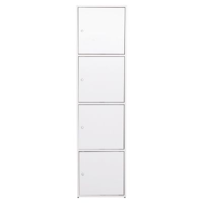 CABINET HM9940.01 WHITE MELAMINE 40x39-41x157Hcm.