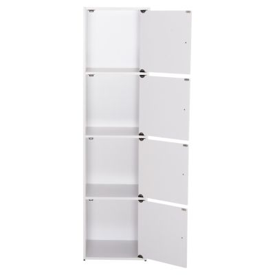 CABINET HM9940.01 WHITE MELAMINE 40x39-41x157Hcm.