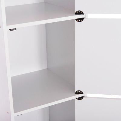 CABINET HM9940.01 WHITE MELAMINE 40x39-41x157Hcm.