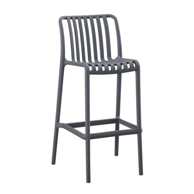 BAR STOOL POLYPROPYLENE CONVEE HM6098.03 GREY 38,5x49,5x102Hcm.