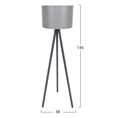FLOOR LAMP IN GREY FB97272.09 Φ38x145cm.